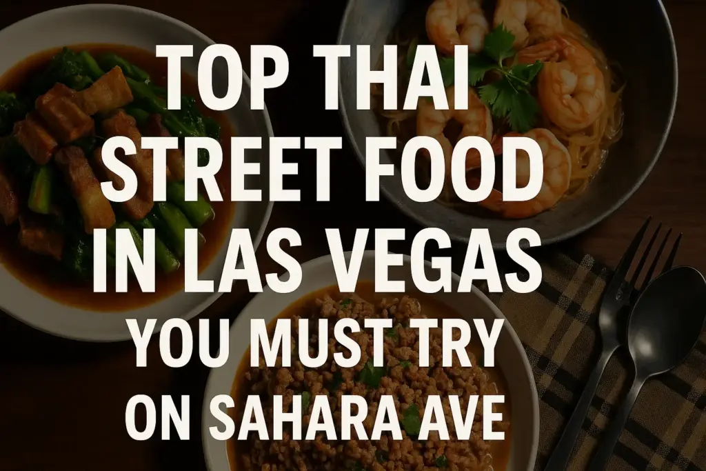 Top Thai Street Food in Las Vegas You Must Try on Sahara Ave
